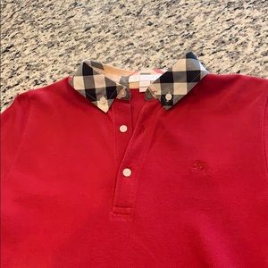 Boys Burberry polo